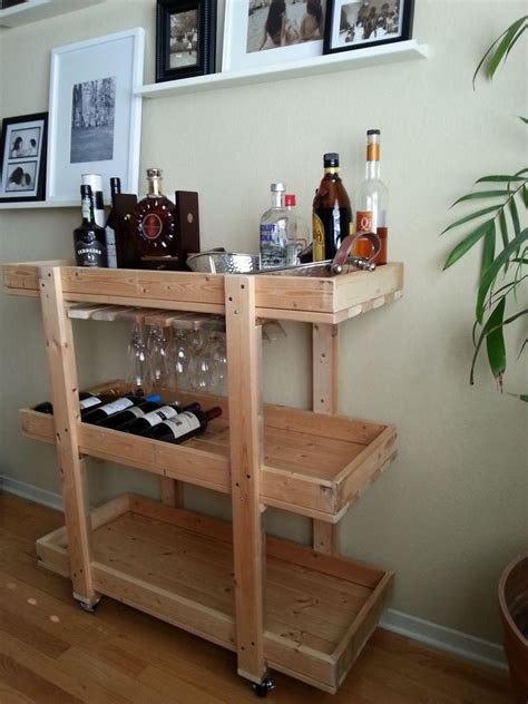 18 DIY Home Bars and Bar Cart Designs Perfect for the Home or Patio