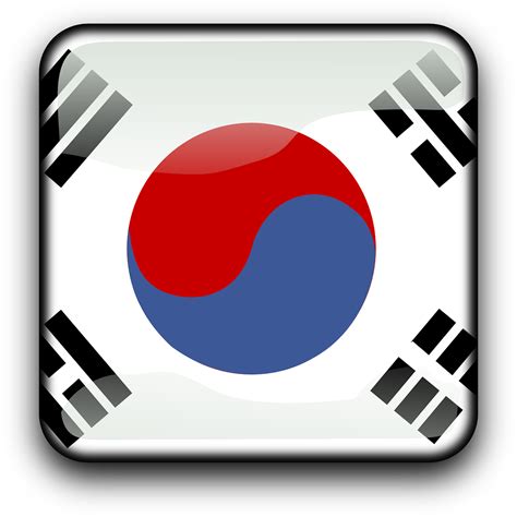 South Korea Flag PNG Images Transparent Background | PNG Play