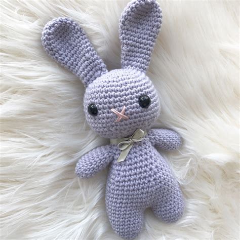 Free Crochet Pattern Rabbit This Crochet Pattern Works Up So Quickly In ...