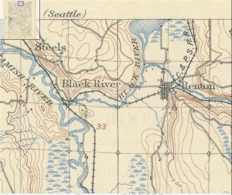 Seattle Map 9 – Black River – GeologyWriter.com