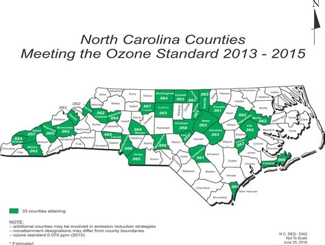 NC DEQ: Ozone Average Values