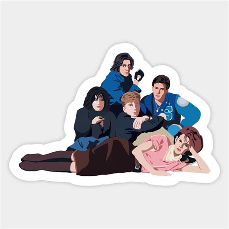 Breakfast Club Vector by meadowsofmymind | The breakfast club, Stickers ...