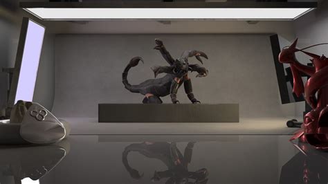 ArtStation - Scougar - Mountain Lion Scorpion Hybrid