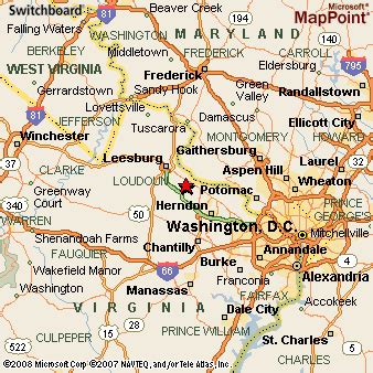 Where is Ashburn, Virginia? see area map & more