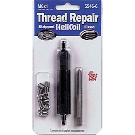 Metric Coarse Thread Repair Kit - M6x1 x 9.0mm