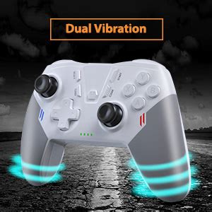 Amazon.com: Uberwith Wireless Game Controller, Dual Vibration Joystick ...