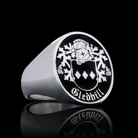 Gledhill Family Crest – Heraldic Jewelry