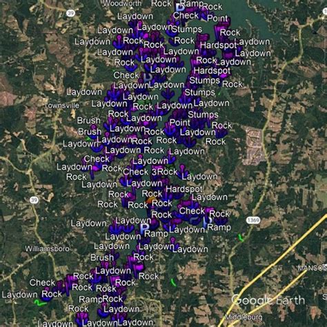 Kerr Lake - Fishing Hot Spots and Waypoints!! | Simplistic Fishing