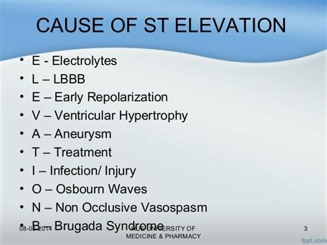 ST elevation