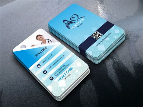 Doctor Business Card | Doctor business cards, Business card design, Business cards