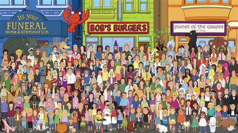 Bob's Burgers characters by Bob Jacobson | Bobs burgers characters, Bobs burgers, Bobs burgers cast