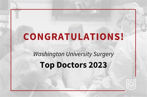 Top Doctors 2023 | Department of Surgery | Washington University in St. Louis