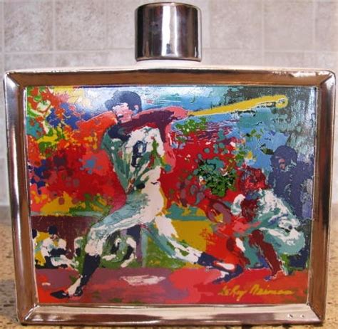 Lot Detail - VINTAGE LEROY NEIMAN BASEBALL SPORTS COMMEMORATIVE DECANTER