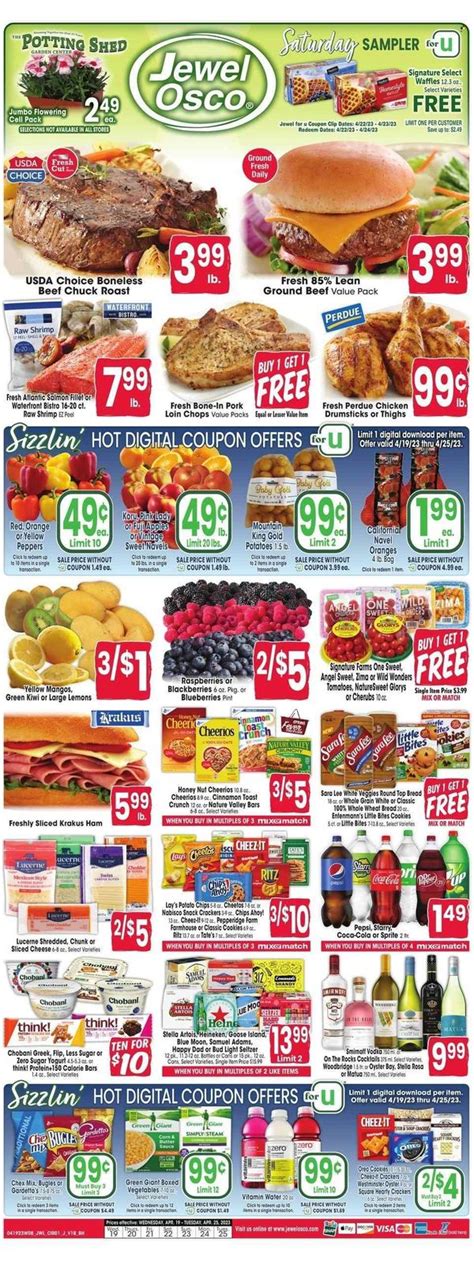 Jewel Osco (IL) Weekly Ad Flyer Specials April 19 to April 25, 2023