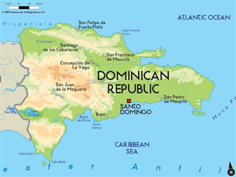 Dominican Republic Map - TravelsFinders.Com