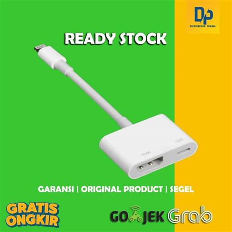 Promo Lightning to Digital AV Adapter MD826 Resmi Diskon 15% di Seller ...