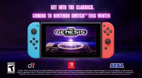 SEGA Genesis Classics é anunciado para o Switch - Nintendo Blast