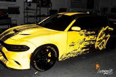 Dodge Charger Hellcat - Full Reflective Design — Incognito Wraps