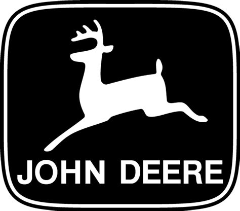 Black John Deere Logo