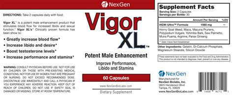 Vigor XL | Best Erectile Dysfunction Supplement