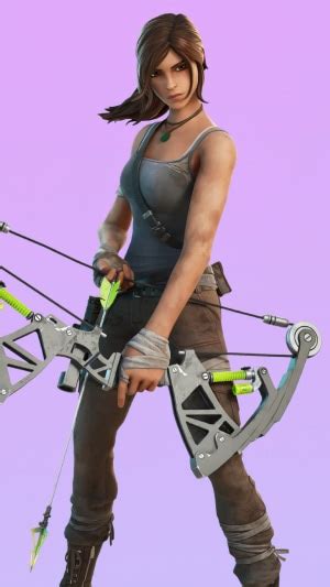 Lara Croft, Fortnite, Video Game HD Phone Wallpaper | Rare Gallery