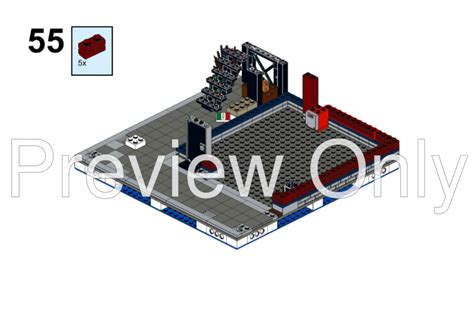 LEGO MOC Tuning Garage Modular by MadWaxBE | Rebrickable - Build with LEGO