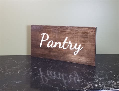 Pantry Sign Wood Pantry Sign Rustic Pantry Sign Engraved - Etsy