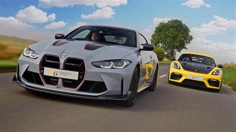 BMW M4 CSL vs Porsche Cayman GT4 RS Comparison Test - Automotive Daily