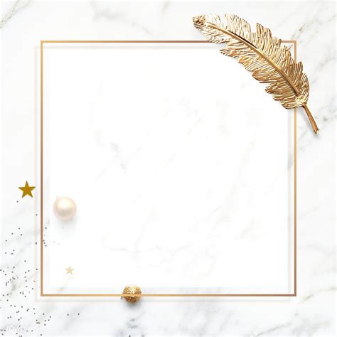 Download premium psd / image of Luxury festive frame on white marble social template mockup by ...