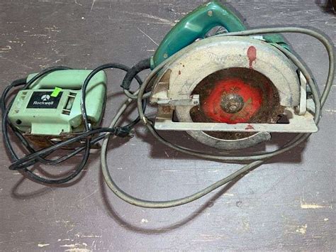 Rockwell Variable Speed Jig Saw Model: 4320 (969), Makita 185mm Circular Saw Model: 5007NB ...