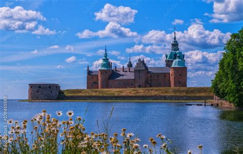 Historical castle in Kalmar by day, Sweden Stock Photo | Adobe Stock