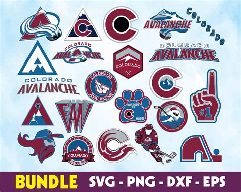 Colorado Avalanche logo, bundle logo, svg, png, eps, dxf Hoc - Inspire ...