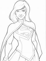 Supergirl Coloring Pages PDF  Coloringfoldercom sketch template