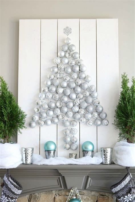 Ornament Tree | Silver christmas tree, Whimsical christmas, Christmas holidays