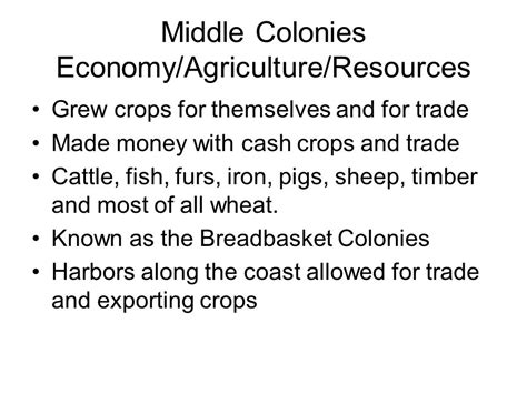 👍 Middle colonies agriculture. Middle Colonies ***. 2019-01-31