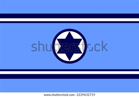 Israel Air Force Flag Vector Illustration Stock Vector (Royalty Free ...