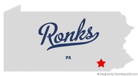 Map of Ronks, PA, Pennsylvania