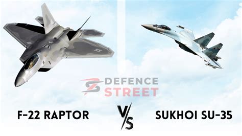 F-22 Raptor Vs. Sukhoi SU-35 Comparison, BVR & Dogfight - Defence Street