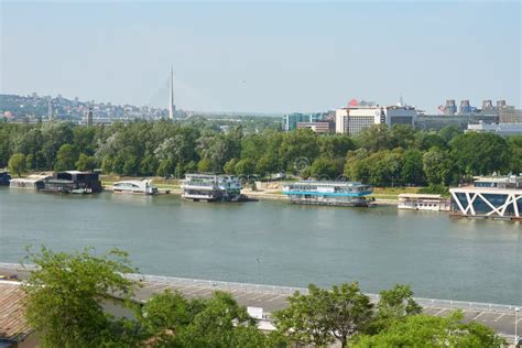 View on Sava River and Belgrade Editorial Stock Photo - Image of river, building: 121423308