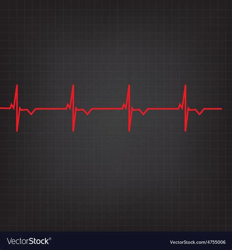 Ekg line Royalty Free Vector Image - VectorStock