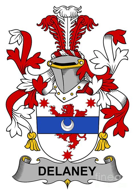 Delaney Coat Of Arms Irish Digital Art by Heraldry