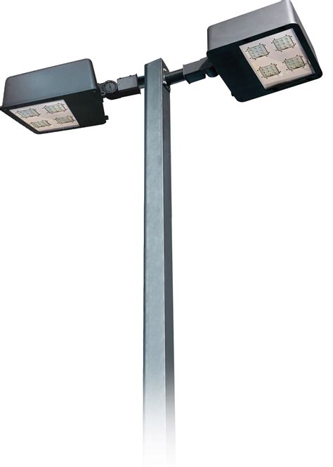 Pole Street Light | DF LED 7750 | Double Headed Powder Coated Cast Aluminum