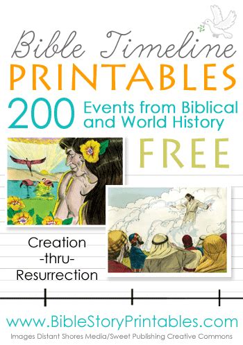 Free Bible Timeline Printables