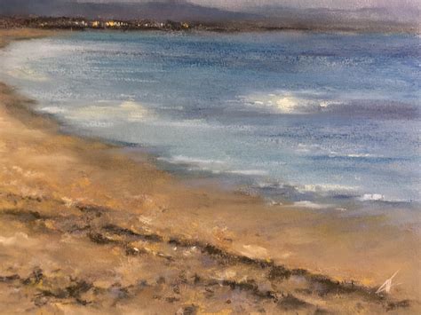 Painting "Sunset beach Pastel painting" | Artist J PastelArt | Jose Art Gallery