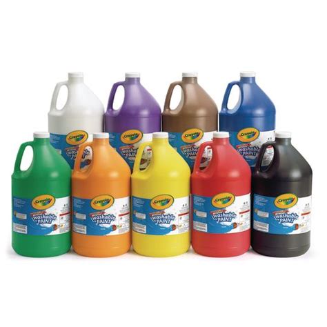 Crayola® Washable Paint, Gallon Acrylic Paint, Specialty Paint Paint & Paint Tools Arts & Crafts ...