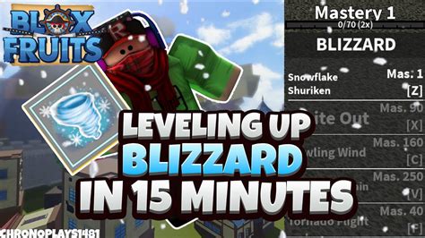 Leveling Up Blizzard Fruit In 15 Mins (Blox Fruits Update 18) - YouTube