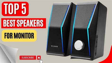 Top 5 Best Speakers For Monitor || Studio Monitor Speakers 2024 - YouTube