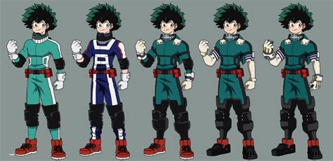 Deku's hero costume evolution by Gigagoku30 on DeviantArt