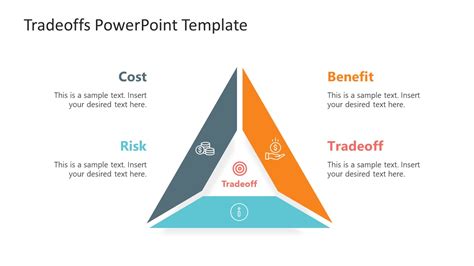 3 Steps Tradeoffs PowerPoint Triangle Diagram - SlideModel