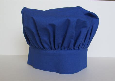 Royal Blue Chef Hat or Bakers Hat